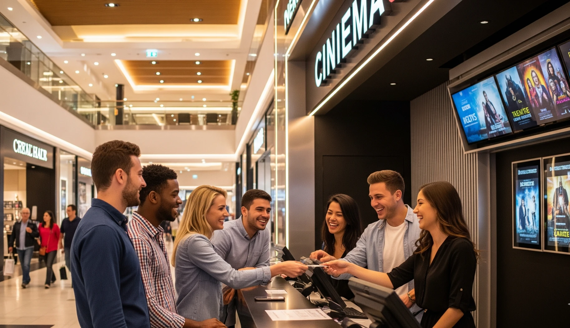 Estudantes Comprando Ingressos